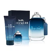 【COACH】時尚藍調淡香水100ml(贈隨機沐浴精100ml+小香*1)