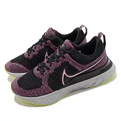 Nike 慢跑鞋 React Infinity Run 女鞋 輕量 透氣 舒適 避震 路跑 健身 黑 粉 CT2423500 23cm BLACK/PINK