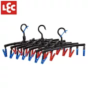【日本LEC】 Magic超通風伸縮曬衣架28夾/組