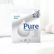 【EverSoft 寶貝墊】pure 靜音奈米抗菌 床包式防水保潔墊 防水防蟎透氣-雙人150x190cm