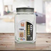 方型玻璃儲物罐-1200ml-6入組