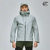 【Xpore體驗價↘】ADISI 男20D超輕量Xpore-3L防水透氣連帽外套AJ2111045 (S-2XL) / 防風 防潑水 快乾 輕量 環保 阻菌 M 鋼青石灰