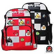 Angry Birds 憤怒鳥昇華格紋護脊後背書包=格紋款 無 格紋黑