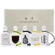PENHALIGON’S 潘海利根 男性香水禮盒5入組[皇家橡樹+杜松司令+布倫海姆+牧羊少年+黑玫瑰](5mlX5)-國際航空版