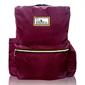 米圖 口卡口卡 護脊後背書包 酒紅