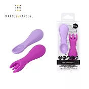 【MARCUS＆MARCUS】手握學習胖胖叉匙組-紫色