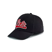 POLO 刺繡鴨舌帽 字體-黑