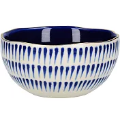 《CreativeTops》靛藍餐碗(直紋10.5cm) | 飯碗 湯碗