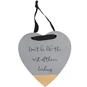 《Creative Tops》Ava混凝土掛飾 | 吊飾 居家裝飾 - 愛心