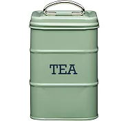 《KitchenCraft》復古茶葉收納罐(綠1300ml) | 收納瓶 儲物罐 零食罐