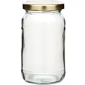 《KitchenCraft》旋蓋玻璃密封罐(金454ml) | 保鮮罐 咖啡罐 收納罐 零食罐 儲物罐