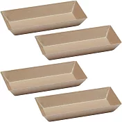 《KitchenCraft》Paul不沾迷你水果塔模4入 | 點心烤模 - 長型8.5cm