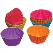 《Colourworks》六色瑪芬烤杯12件 | 點心烤模