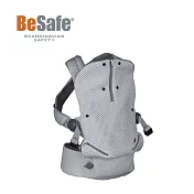 BeSafe Haven輕量秒充氣墊腰凳式嬰幼兒揹帶 3D冰稜灰