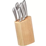 《MasterClass》刀具5件+木質刀座 | X 刀具5件+木質刀座