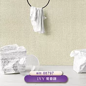 台製 IVY常春藤 環保無毒 防燃耐熱 53X1000cm 壁紙3卷(5色選） 68797