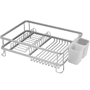 《MasterClass》餐具碗盤瀝水架 | 餐具 碗盤收納架 流理臺架 - 白42cm