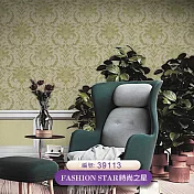 台製 時尚之星 Fashion Star 環保無毒 防燃耐熱 53X1000cm 壁紙3卷(6色選） 39113