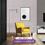 台製 時尚之星 Fashion Star 環保無毒 防燃耐熱 53X1000cm 壁紙3卷(4色選） 39241