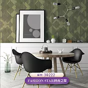台製 時尚之星 Fashion Star 環保無毒 防燃耐熱 53X1000cm 壁紙1卷(5色選) 39222