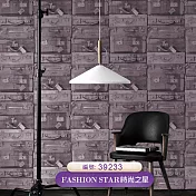 台製 時尚之星 Fashion Star 環保無毒 防燃耐熱 53X1000cm 壁紙1卷(5色選) 39233