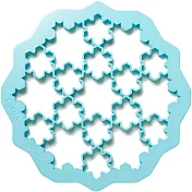 《LEKUE》拼圖餅乾模 | 餅乾模 餅乾壓模 烘焙點心 - 雪花