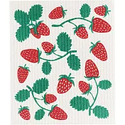 《NOW》瑞典環保抹布(草莓) | 洗碗布 廚房抹布 清潔布 擦拭布 環保材質抹布