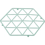 《Premier》Vertex六角金屬隔熱墊(綠) | 桌墊 鍋墊 餐墊 耐熱墊 杯墊