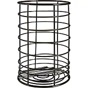 《Premier》Vertex餐具瀝水收納筒 | 廚具 碗筷收納筒 瀝水架 瀝水桶 - 黑