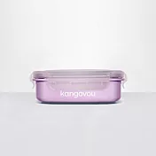 Mini寶寶餐盒【紫丁香】-美國kangovou小袋鼠不鏽鋼安全餐具
