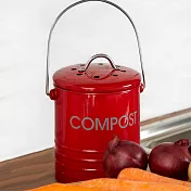 《Premier》提式廚餘桶 | 垃圾桶 - 紅2L