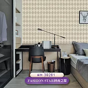 台製 時尚之星 Fashion Star 環保無毒 防燃耐熱 53X1000cm 壁紙1卷(3色選) 39261