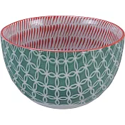 《Tokyo Design》瓷製餐碗(圈環綠14.5cm) | 飯碗 湯碗