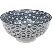 《Tokyo Design》瓷製餐碗(浪黑11.5cm) | 飯碗 湯碗