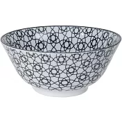 《Tokyo Design》瓷製餐碗(花繩黑15cm) | 飯碗 湯碗