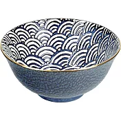 《CreativeTops》瓷製餐碗(泡沫浪紋16cm) | 飯碗 湯碗
