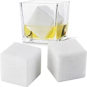 《FOXRUN》Outset威士忌冰石2入(白) | 飲料 冰塊 不稀釋不融化