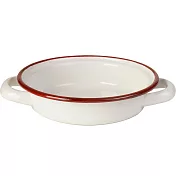 《IBILI》琺瑯雙耳深餐盤(紅14cm) | 餐具 器皿 盤子