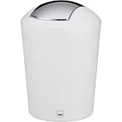 《KELA》搖擺蓋垃圾桶 | 回收桶 廚餘桶 - 白5L