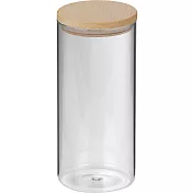 《KELA》木蓋玻璃密封罐(1.5L) | 保鮮罐 咖啡罐 收納罐 零食罐 儲物罐