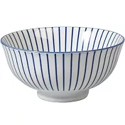 《Rex LONDON》瓷製餐碗 | 飯碗 湯碗 - 射線藍12cm