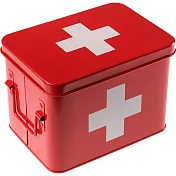 《VERSA》5格急救收納盒(紅) | 整理籃 置物籃 儲物箱