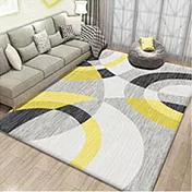 【巴芙洛】加大款北歐時尚水晶絨地毯140*200CM 抽之藝術