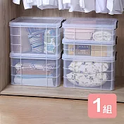 《真心良品》KEYWAY強固型掀蓋式整理箱(21L+45L)-5入組