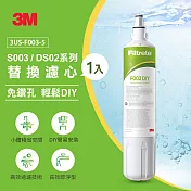 3M S003 DIY淨水器替換濾心1入組(適用S003/DS02/DS03系列濾心)-半年份濾心組