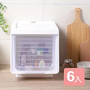 《真心良品》KEYWAY大開口前掀式直取整理箱(29L)-6入組
