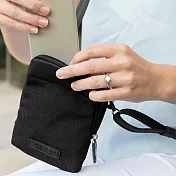 《TRAVELON》metro防盜斜背包 | 側背包 斜背包 背帶包 防割防搶 - 黑