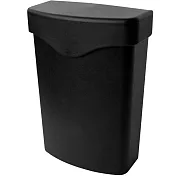 《八幡化成》夾式收納盒 | 旅遊 電子用品 零錢小物 收納袋 - 黑L