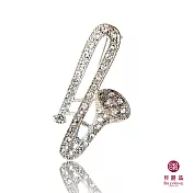 BILLY KING 貝麗晶 【樂器系列-92】(BK192) 長號水晶鑽胸針