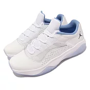Nike 籃球鞋 Air Jordan 11 CMFT Low 男鞋 喬丹 11代設計靈感 避震 果凍底 皮革 白 藍 DO0751-100 26.5cm WHITE/ARMORY NAVY